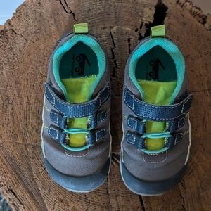 See Kai Run Summit Sneaker Toddler Boy Size 7 Green Blue Gray